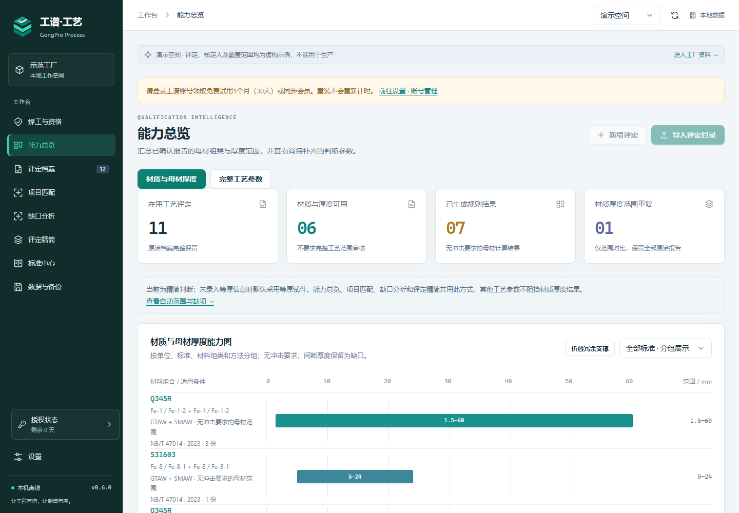 GongPro Process 新版界面预览